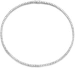 4mm Round Cut Tennis Bracelet & Necklace Set