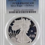 2020-W Proof American Silver Eagle PR-69 PCGS - v75 Privy