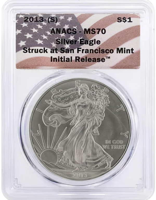 american-silver-eagle-anacs-ms70-struck-at-san-francisco-mint-initial-release-front-2013-s-img