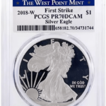 2018-W Proof American Silver Eagle PR70 DCAM PCGS First Strike