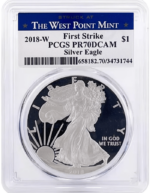 2018-W Proof American Silver Eagle PR70 DCAM PCGS First Strike