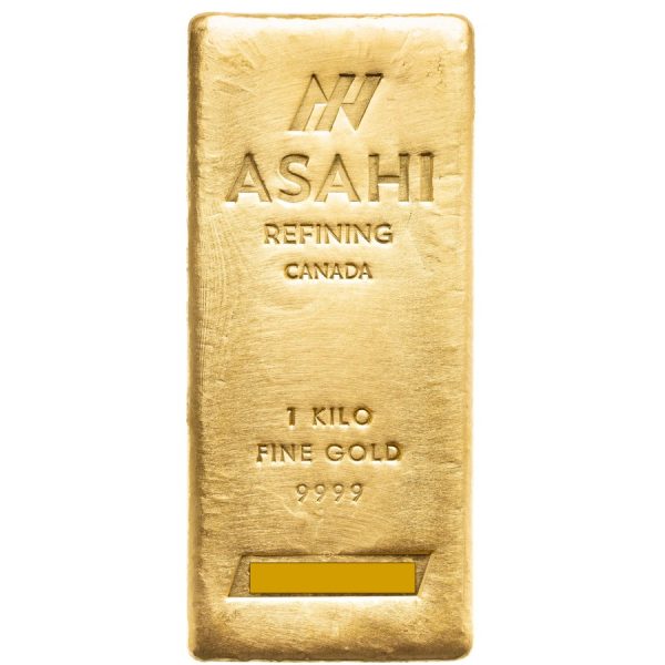 1 kilo Gold Bar - Brand Varies .9999 (COMEX Eligible)