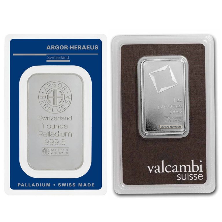 1 oz palladium bar