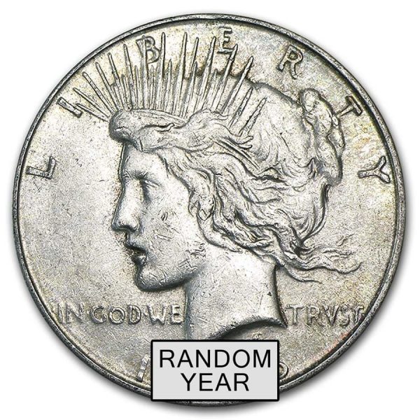 Peace Silver Dollar - F+