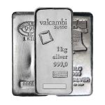 1 Kilo Silver Bar - Brand Varies