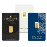 1 gram Gold Bar - Brand Varies (Carded)