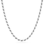 18" Sterling Silver Rope Chain (4mm)