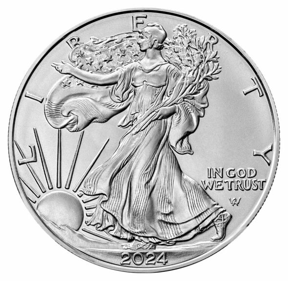 2024 1 oz American Silver Eagle - BU - Image 1