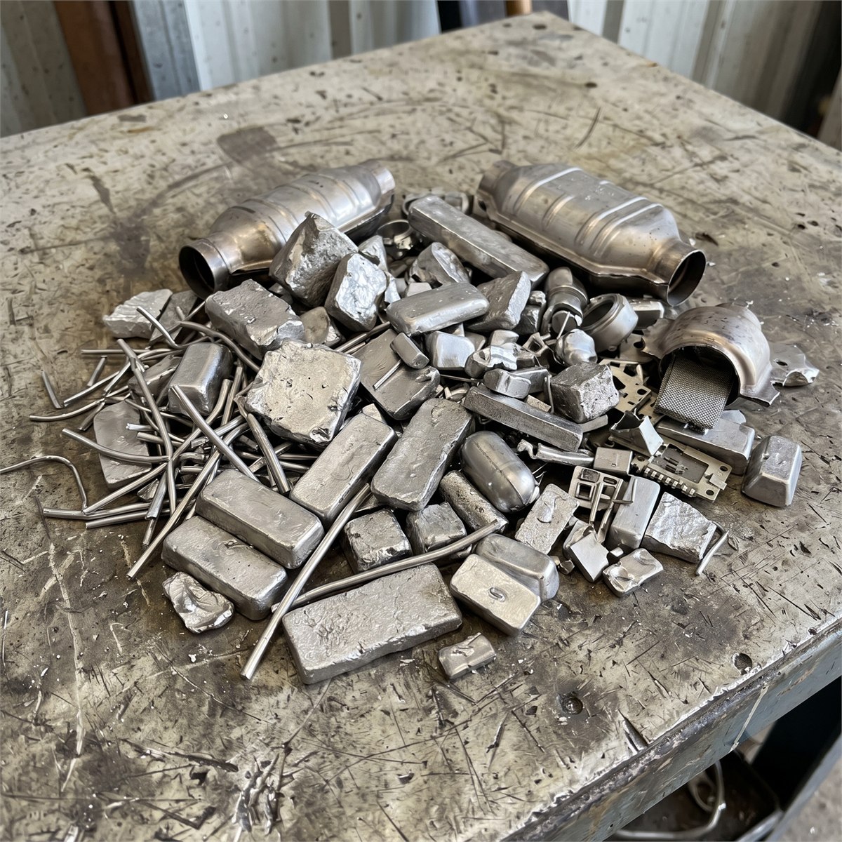 Industrial palladium material
