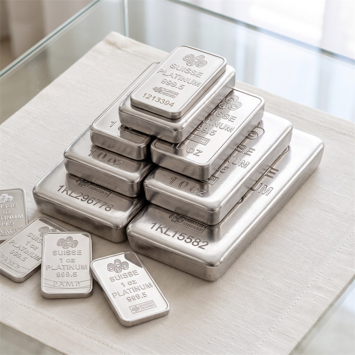 Platinum bullion