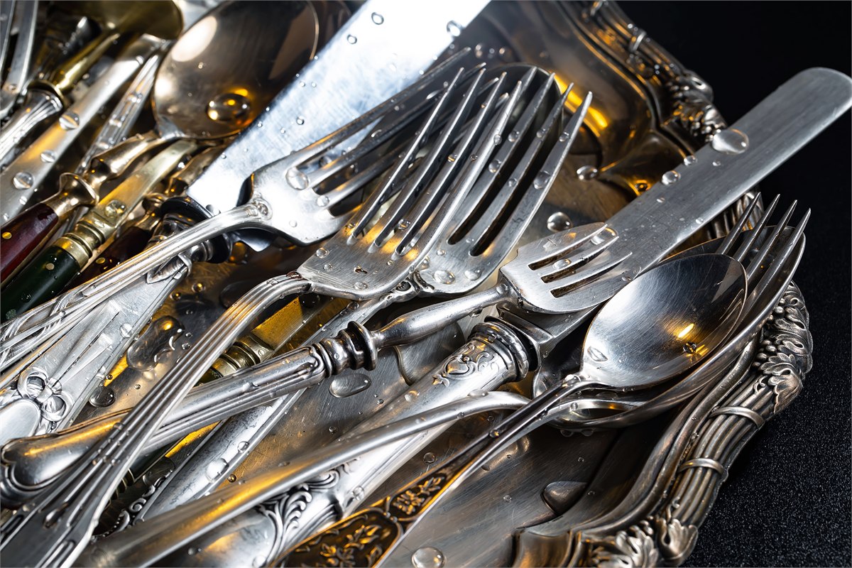 Silver flatware